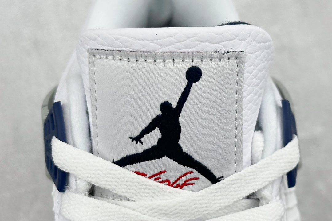 220 TNT Air Jordan 4 Retro”White/Midnight Navy”AJ4代中帮篮球鞋“午夜蓝” DH6927-140