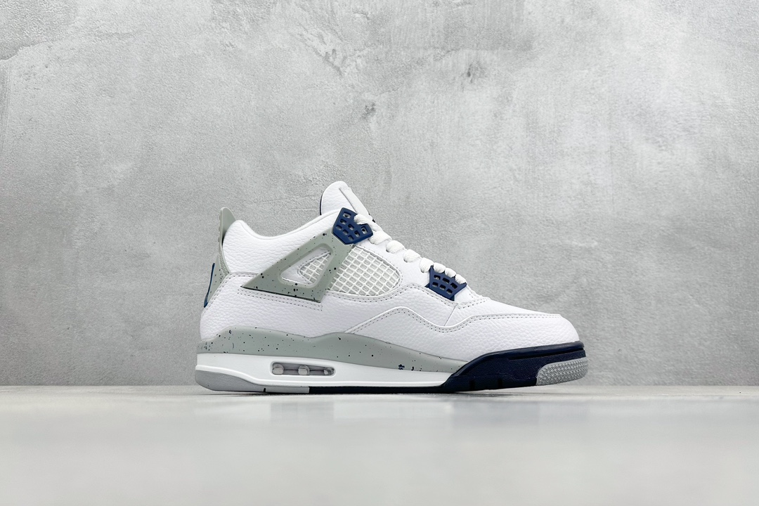 220 TNT Air Jordan 4 Retro”White/Midnight Navy”AJ4代中帮篮球鞋“午夜蓝” DH6927-140