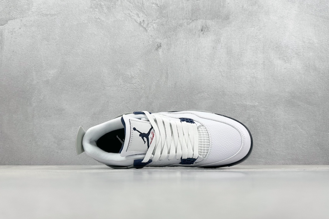 220 TNT Air Jordan 4 Retro”White/Midnight Navy”AJ4代中帮篮球鞋“午夜蓝” DH6927-140