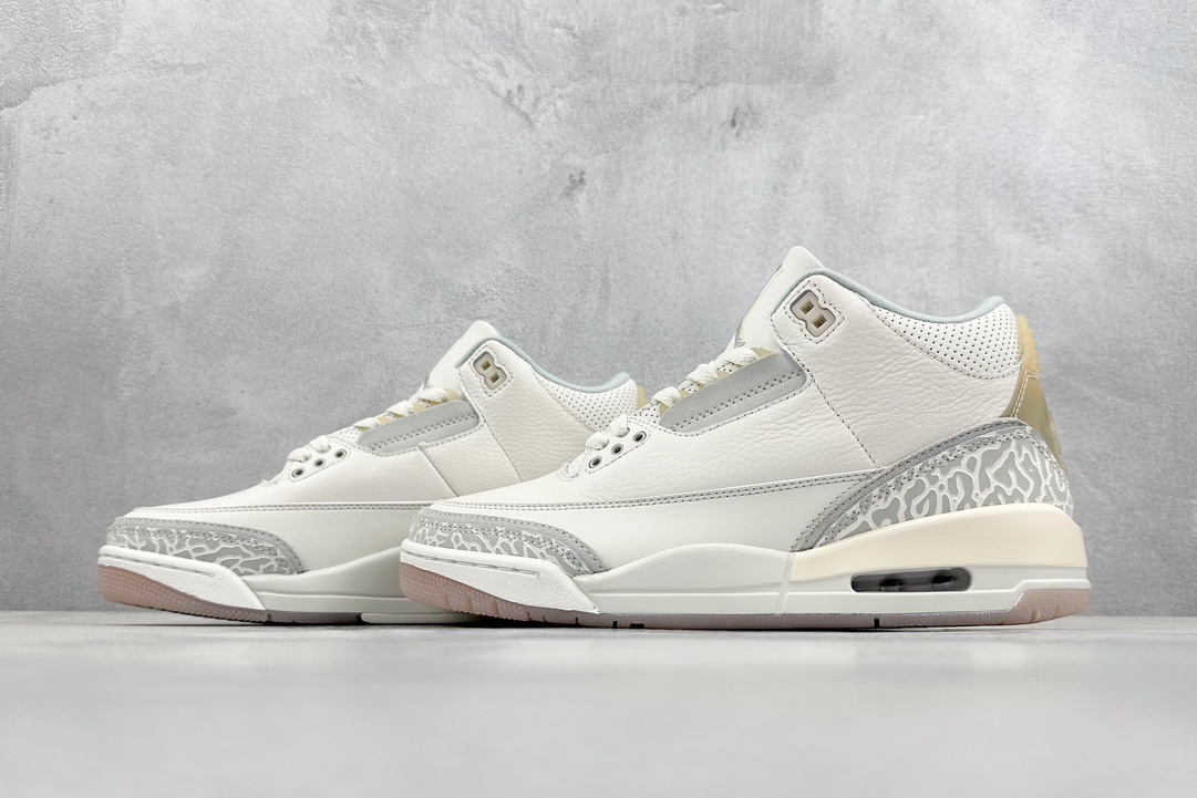 280 Hg版 Air Jordan AJ3 Craft ”Ivory” 象牙白 FJ9479-100