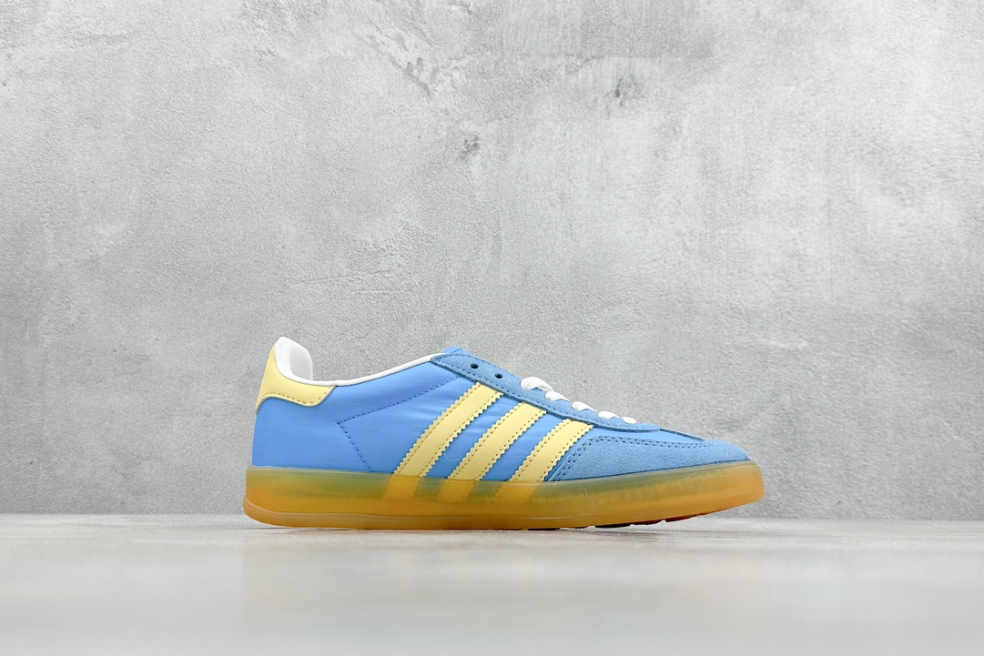 200  adidas Originals Gazelle INdoor 三叶草休闲防滑耐磨低帮板鞋 IE2960