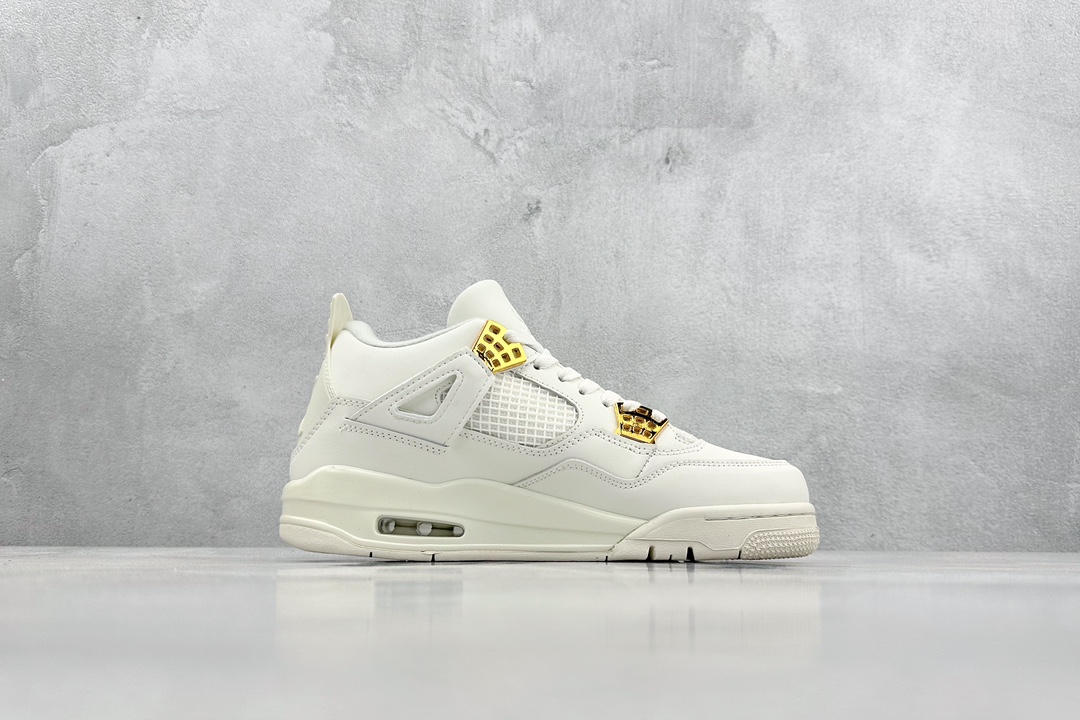 200 Air Jordan 4 Retro Wnns ”Vivid Sulfur” 米白金  AQ9129-170