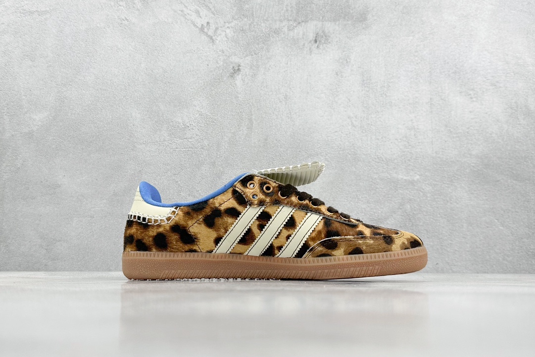 200  FS版 WALES BONNER x adidas originals Samba Pony Tonal 棕白  IE0578