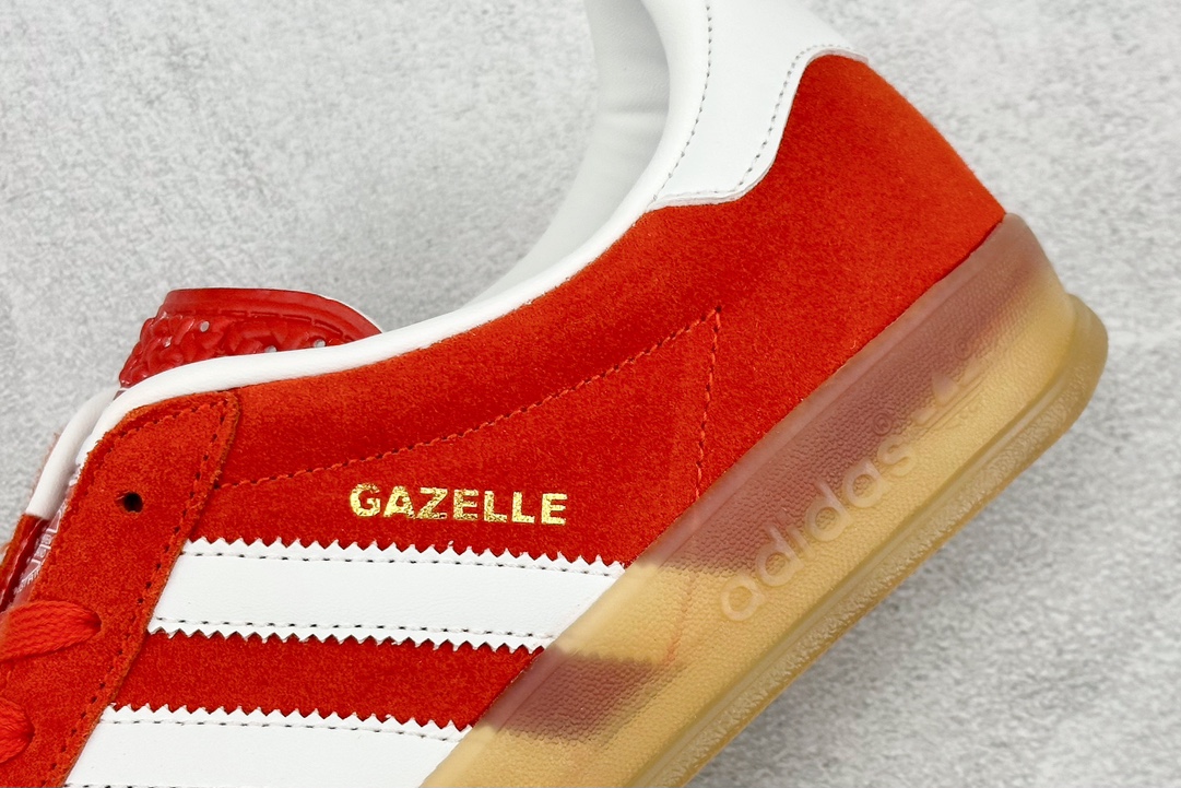 170  FS版 adidas originals Gazelle Indoor 桔红  HQ8718