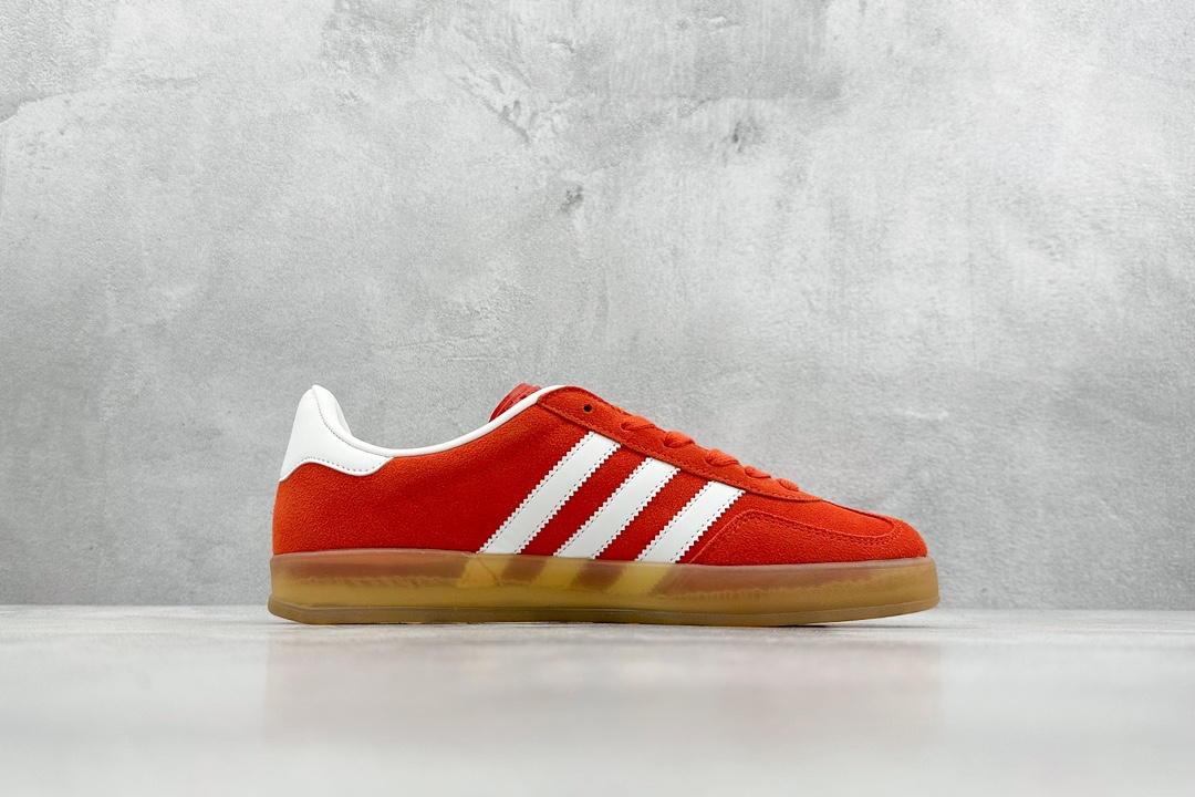 170  FS版 adidas originals Gazelle Indoor 桔红  HQ8718