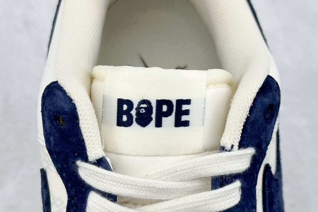 260 Nike Air Force 1 Low 07 x BAPE 米白深蓝 BA8806-222