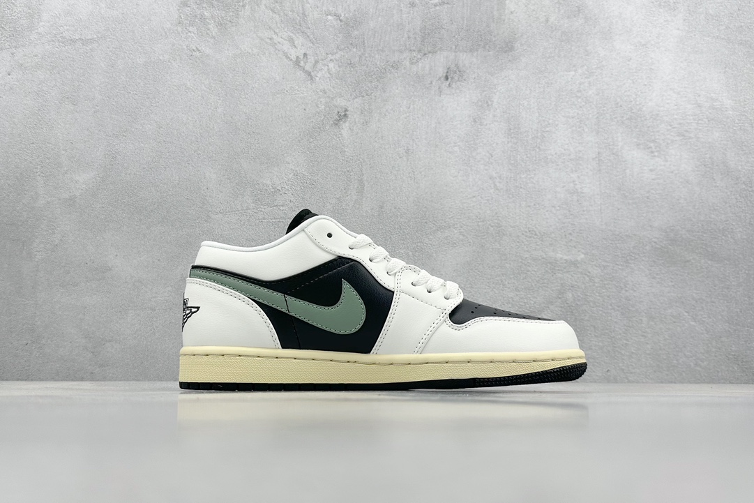 200 Air Jordan 1 Low 黑绿 AJ1乔1低帮休闲板鞋 DC0774-001