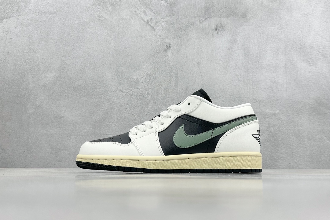 200 Air Jordan 1 Low 黑绿 AJ1乔1低帮休闲板鞋 DC0774-001