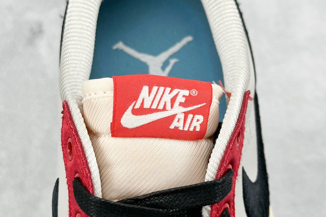 200 Air Jordan 1 Low 黑红丝绸 AJ1乔1低帮休闲板鞋 FN0432-100