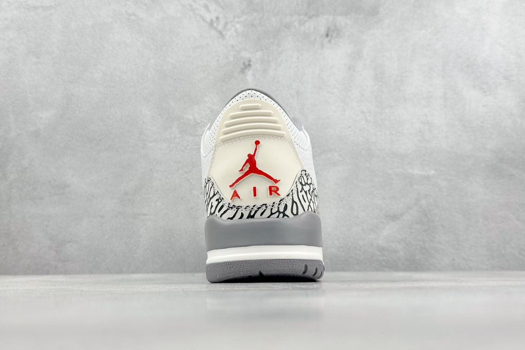 220 5A Air Jordan AJ3 Retro 白灰 CT8532-106