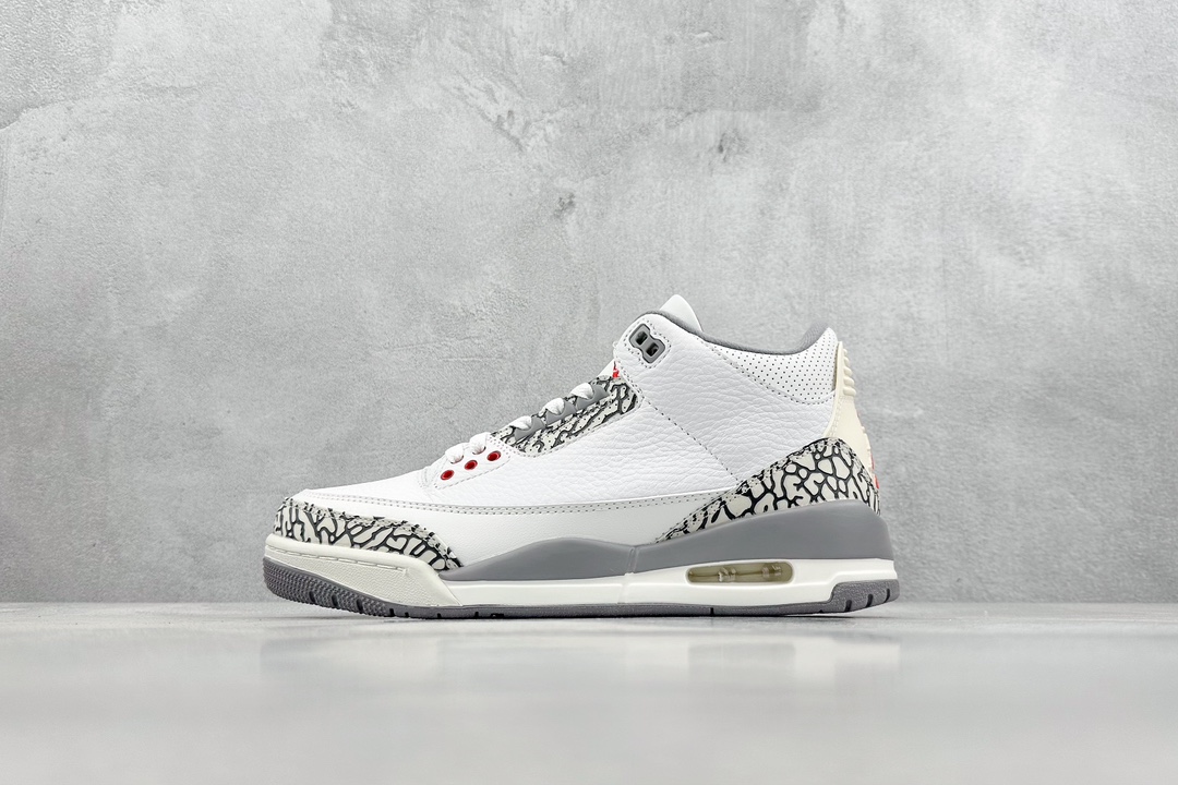 220 5A Air Jordan AJ3 Retro 白灰 CT8532-106