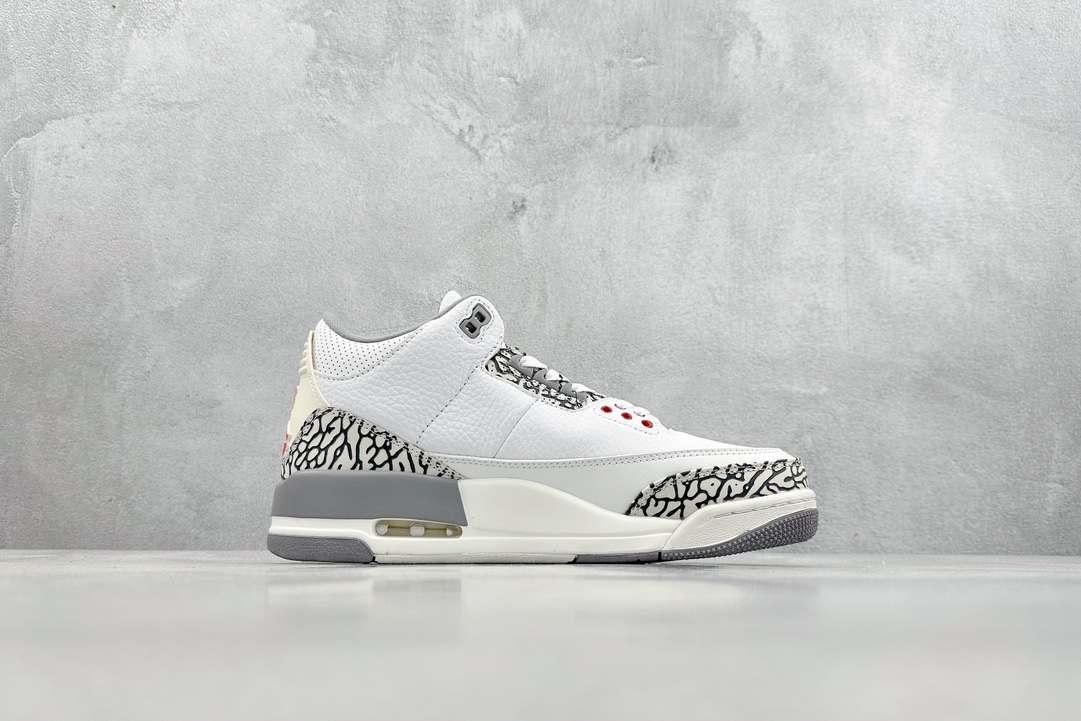 220 5A Air Jordan AJ3 Retro 白灰 CT8532-106