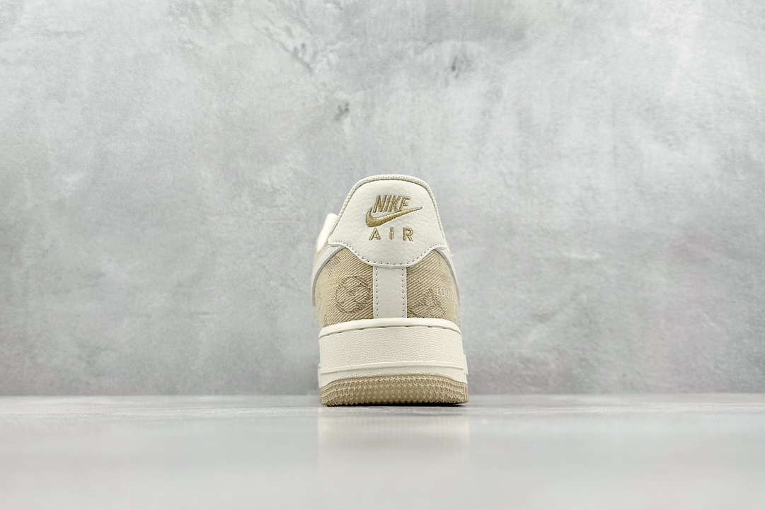 260 Nike Air Force 1 Low 07 x Louis Vuitton 白黄印花 DD8686-300