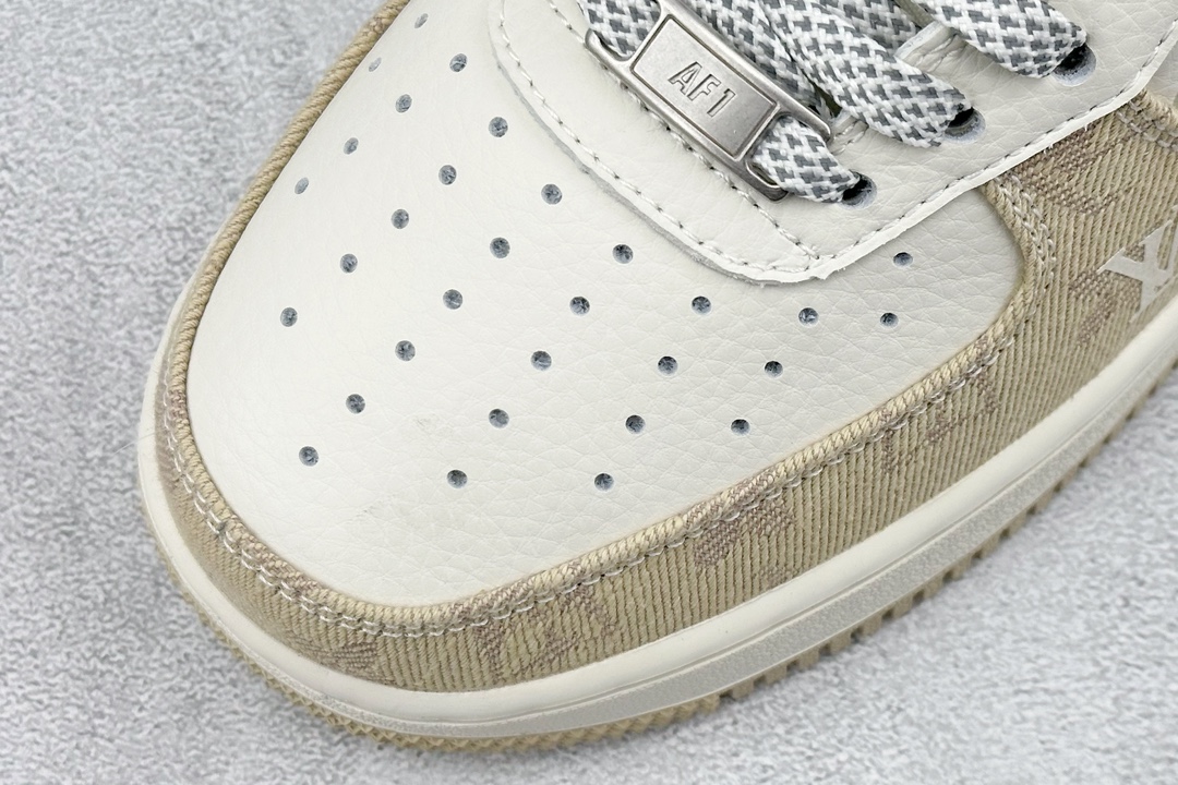 260 Nike Air Force 1 Low 07 x Louis Vuitton 白黄印花 DD8686-300