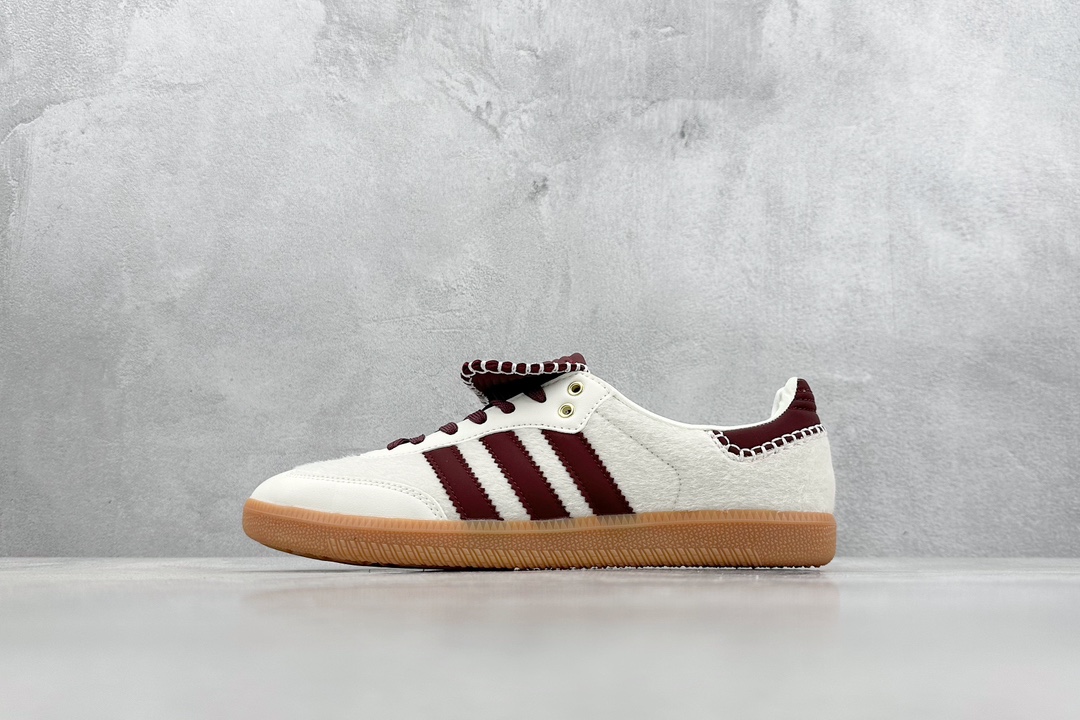 160  Adidas Originals Street Samba 长鞋舌 ”Savannah”桑巴舞街头系列德训运动板鞋 IE0586