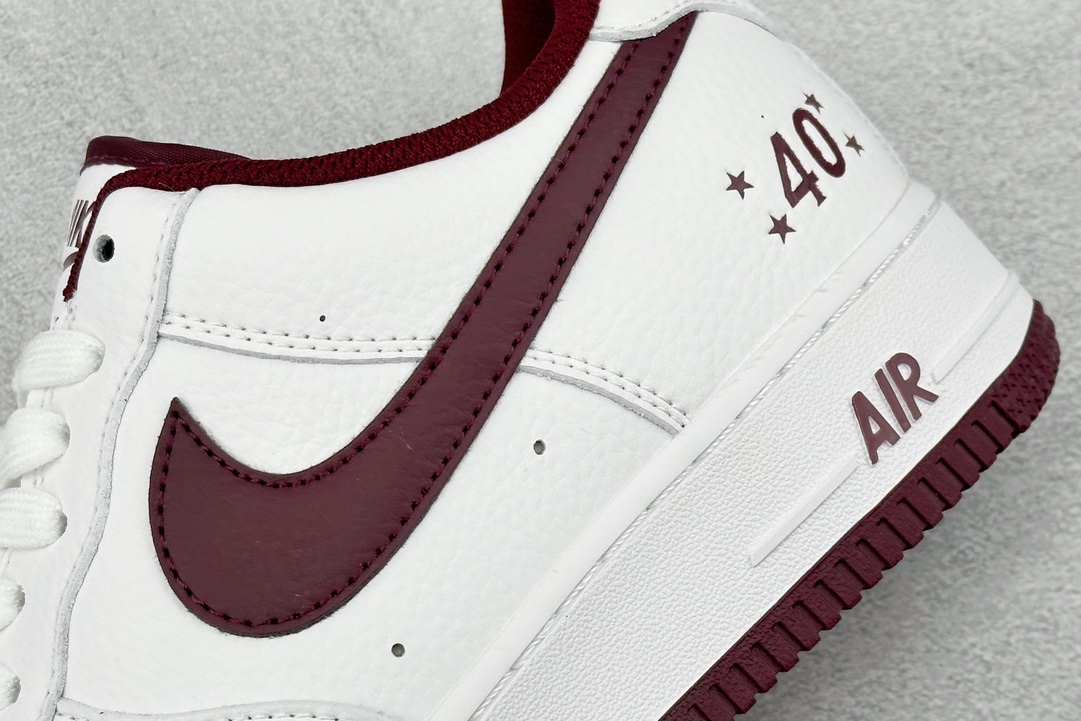 200 Nike Air Force 1 Low 07 40周年白酒红 MN5263-125