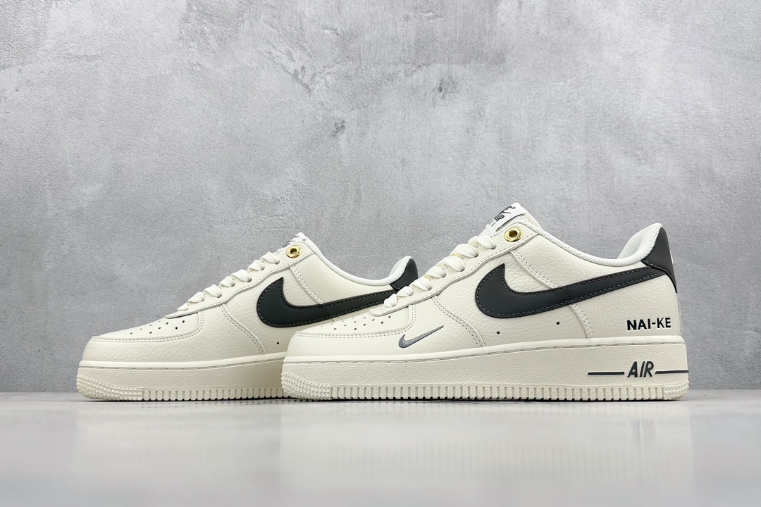 240 Nike Air Force 1 Low 07 字母米白黑 NK0621-100