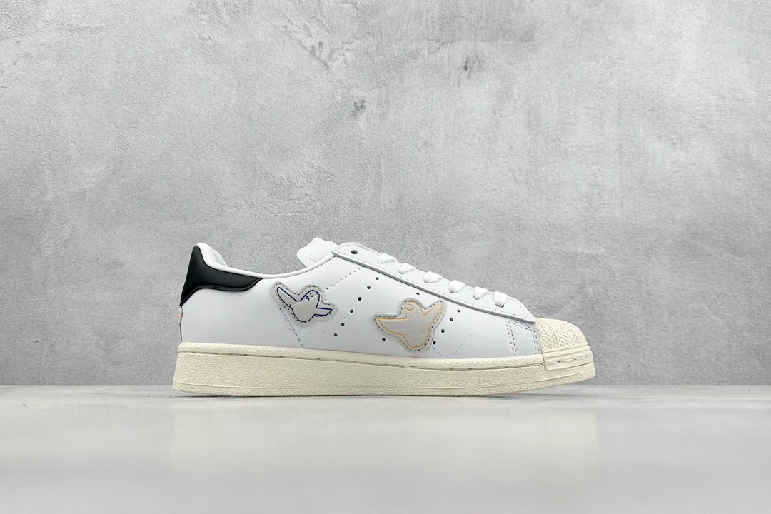 130  Mark Gonzales x adidas Superstar “Shmoo”和平鸽子 FW8029