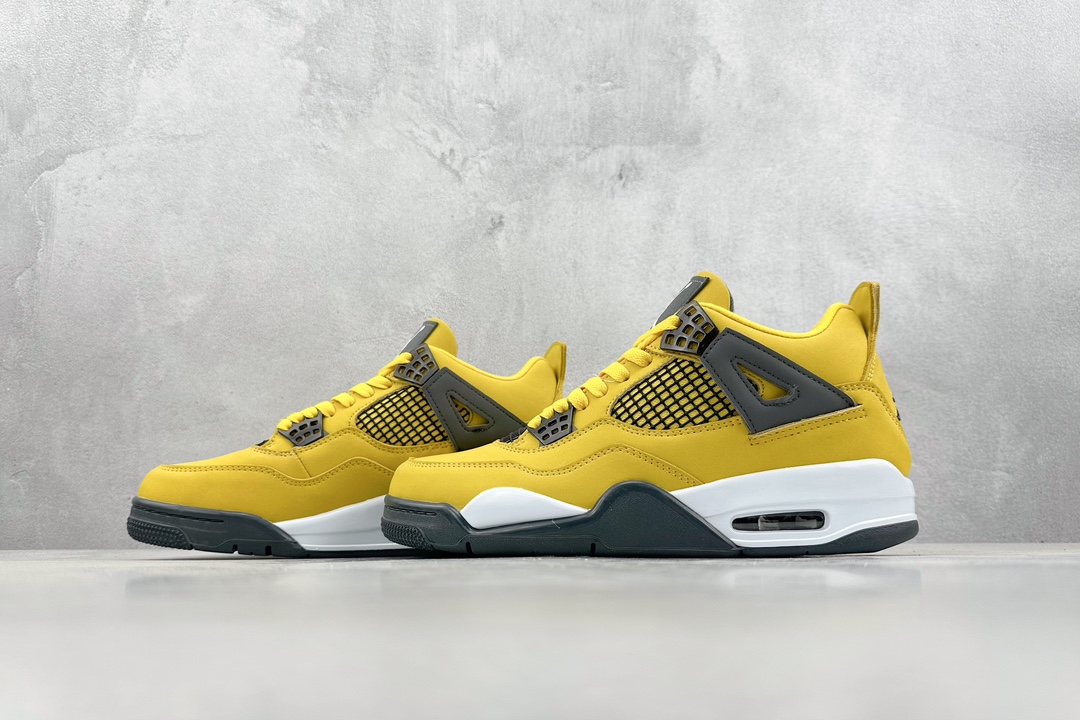 220 TNT Air Jordan 4 Retro“Tour Yellow” 黑黄电母  CT8527-700