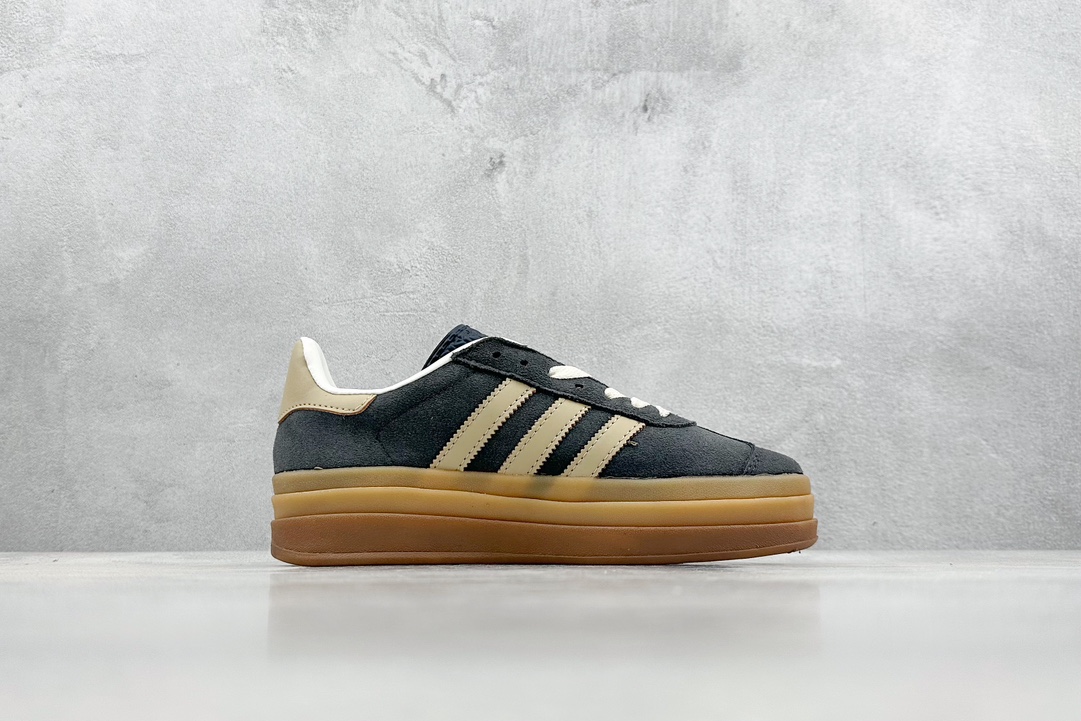 130  AD Originals Gazelle Bold 三层厚底休闲防滑耐磨低帮板鞋 IF0428