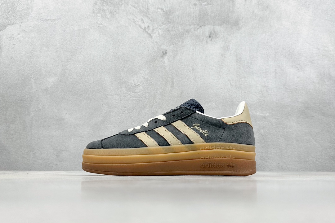 130  AD Originals Gazelle Bold 三层厚底休闲防滑耐磨低帮板鞋 IF0428