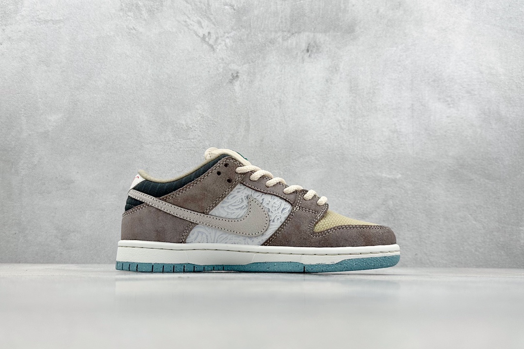 220 Nk SB Dunk Low ”Big Money Savings” 浮雕元素 棕灰 SB低帮休闲板鞋 FZ3129-200