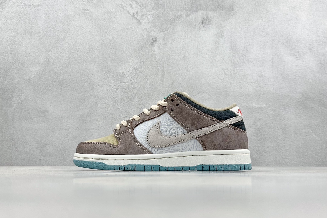 220 Nk SB Dunk Low ”Big Money Savings” 浮雕元素 棕灰 SB低帮休闲板鞋 FZ3129-200