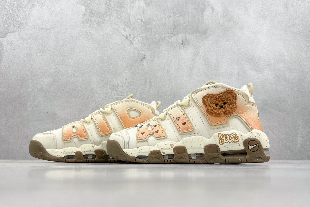 260 CK Air More Uptempo 小熊本熊 米白黄 DX1939-100