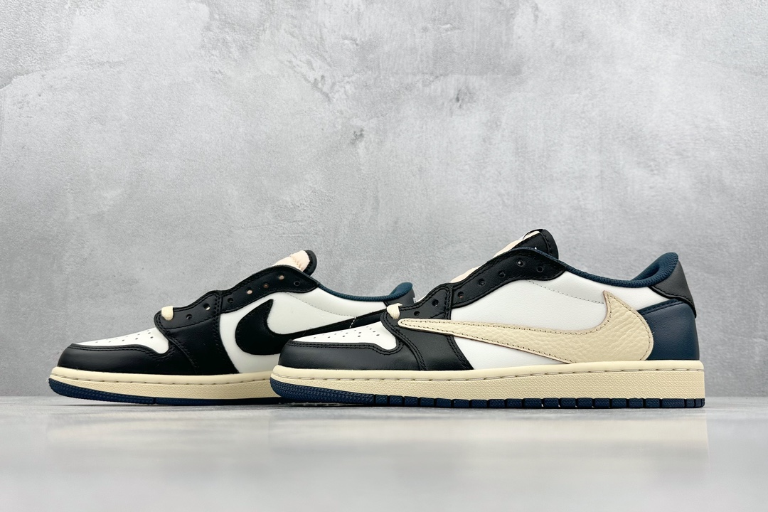 260 F版 Travis Scott x Fragment x Air Jordan 1 Low TS联名倒钩低帮  DM7866-400