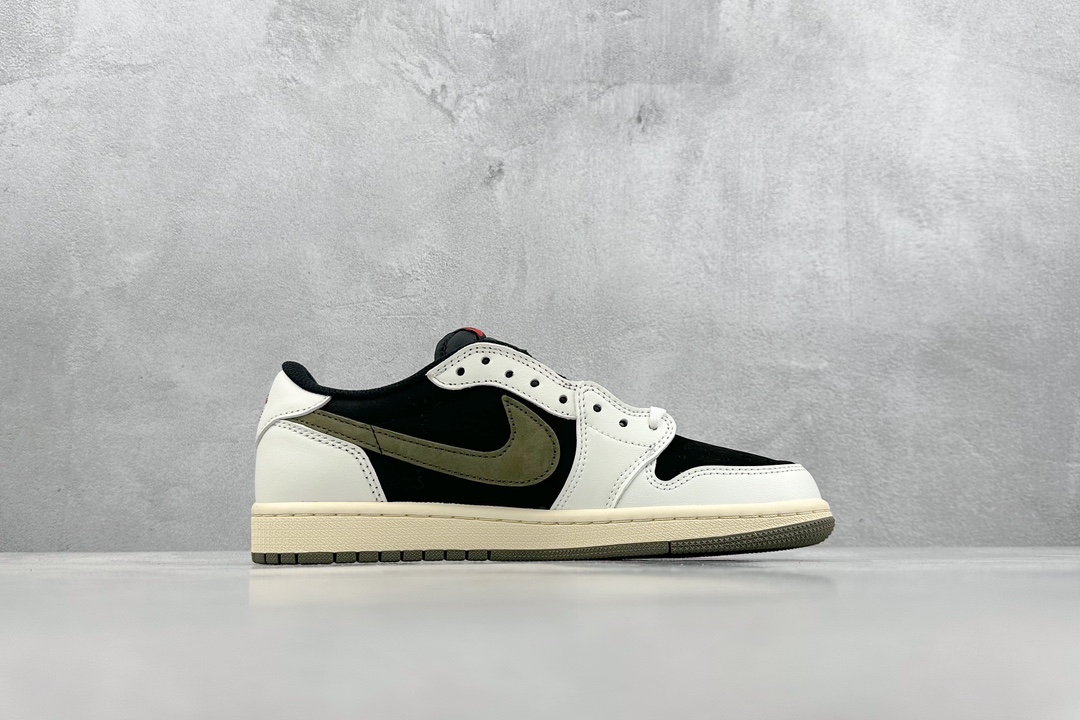 260 F版 Travis Scott x Fragment x Air Jordan 1 Low TS联名倒钩低帮 DZ4137-106