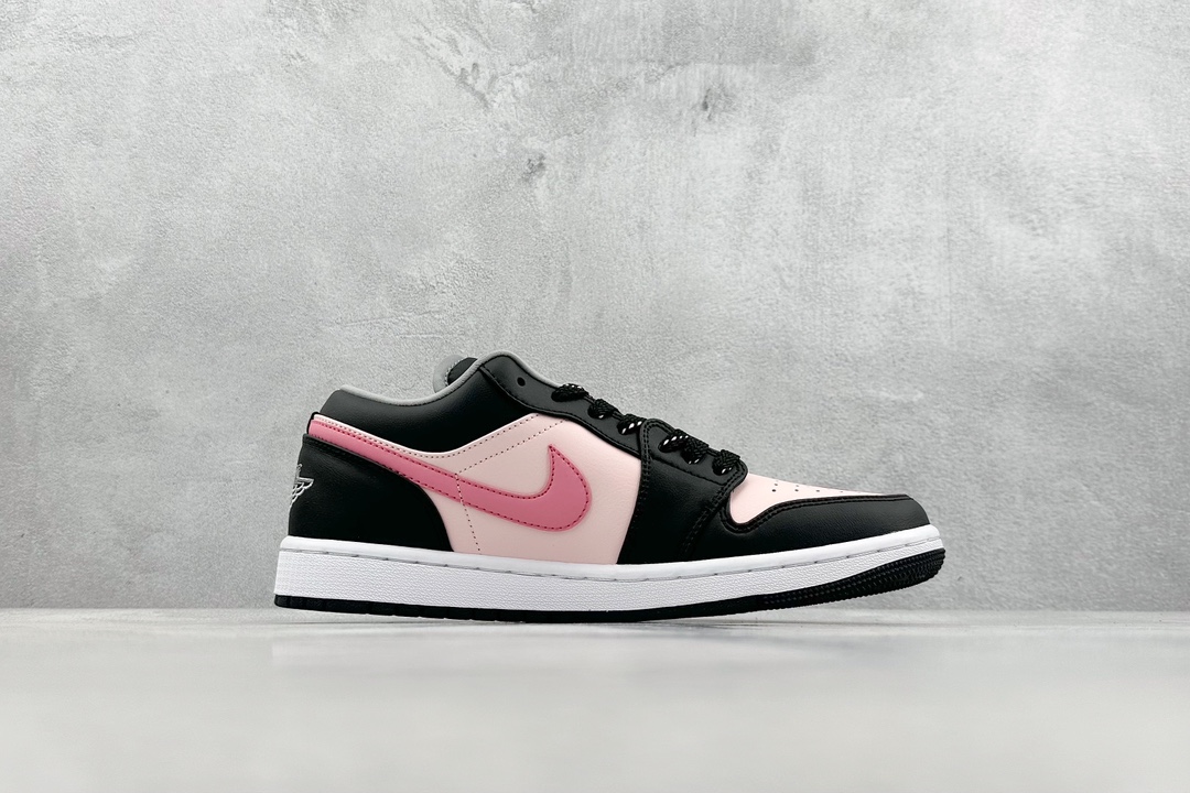 200 K版 Air Jordan 1 Low 黑粉爱心 AJ1乔1低帮休闲板鞋 553558-040