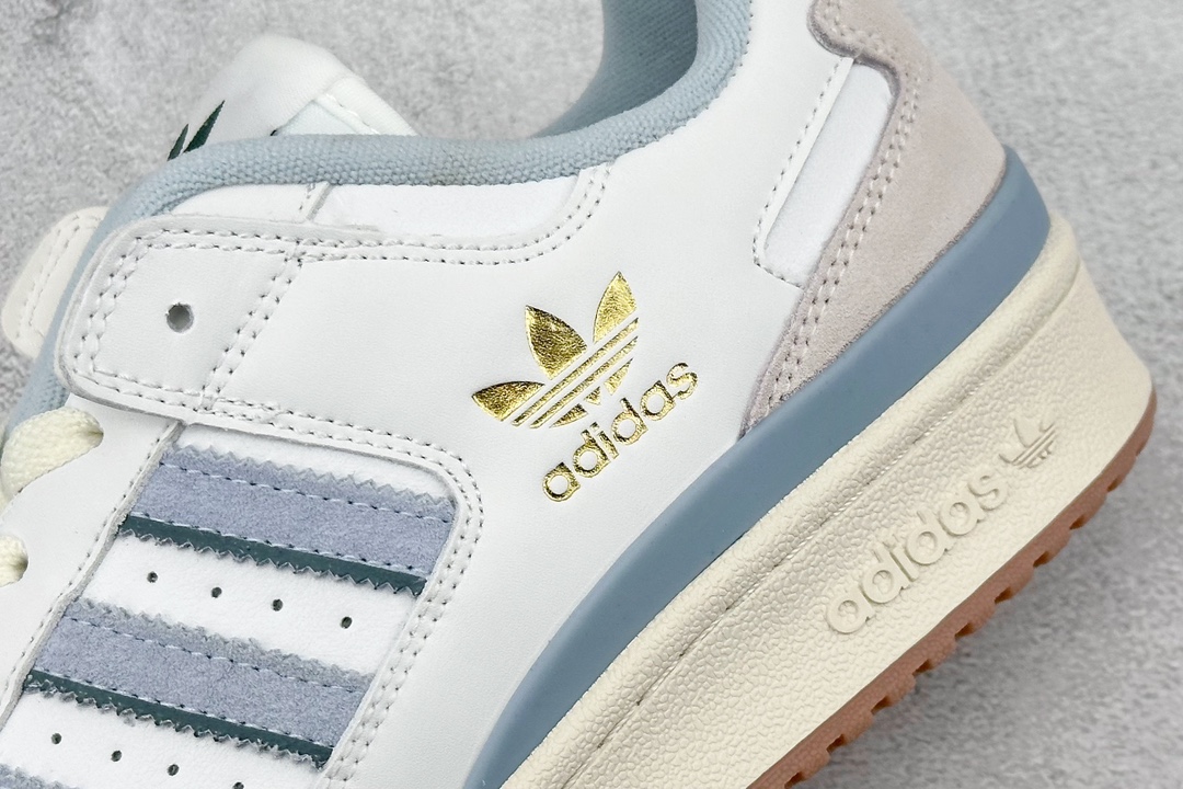 230  海外渠道版  原盒原标 Adidas Forum EXHIBIT Low 三叶草低帮 经典复古板鞋 IG3964