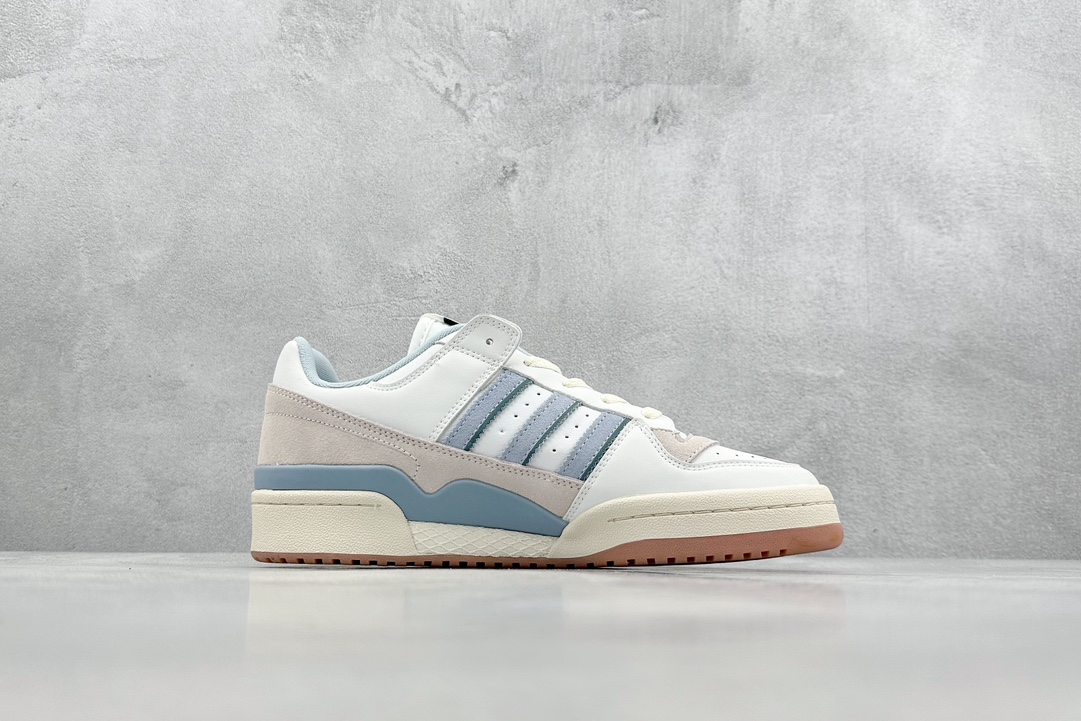 230  海外渠道版  原盒原标 Adidas Forum EXHIBIT Low 三叶草低帮 经典复古板鞋 IG3964