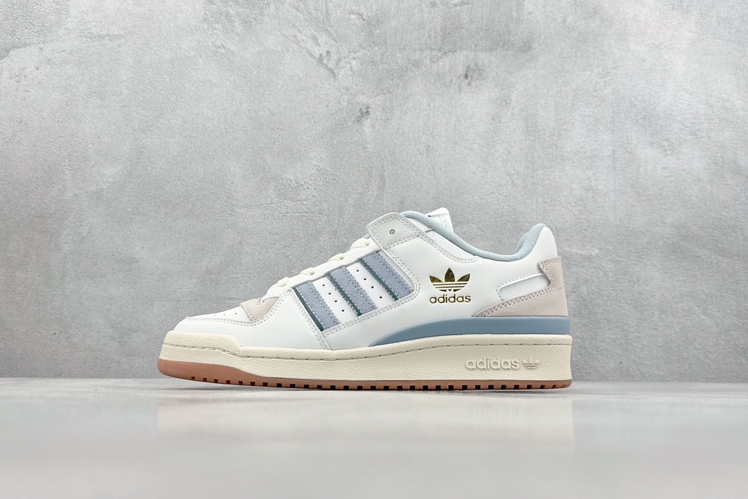 230  海外渠道版  原盒原标 Adidas Forum EXHIBIT Low 三叶草低帮 经典复古板鞋 IG3964