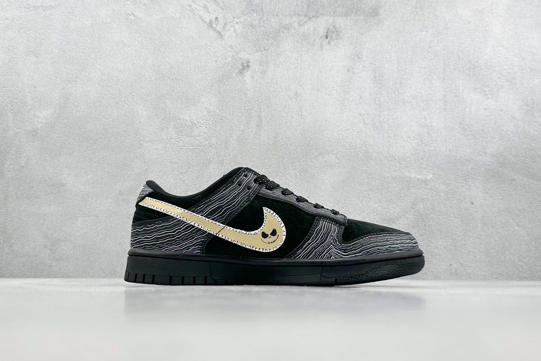 280 Nike SB Dunk Low Supreme 黑灰鬼脸 XD6188-025