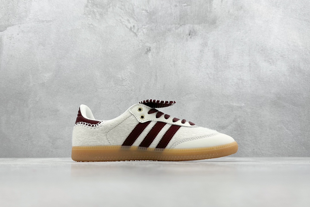 180  YH升级版 Adidas Originals Street Samba 长鞋舌 ”Savannah”桑巴舞街头系列德训运动板鞋 IE0586