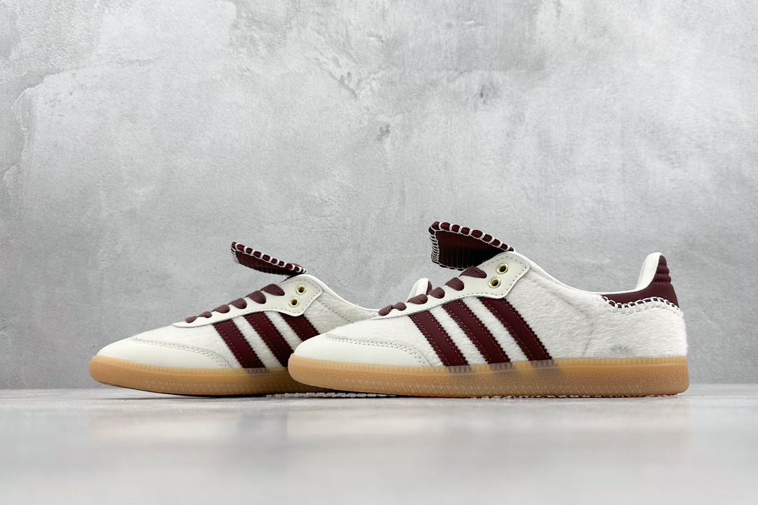 180  YH升级版 Adidas Originals Street Samba 长鞋舌 ”Savannah”桑巴舞街头系列德训运动板鞋 IE0586