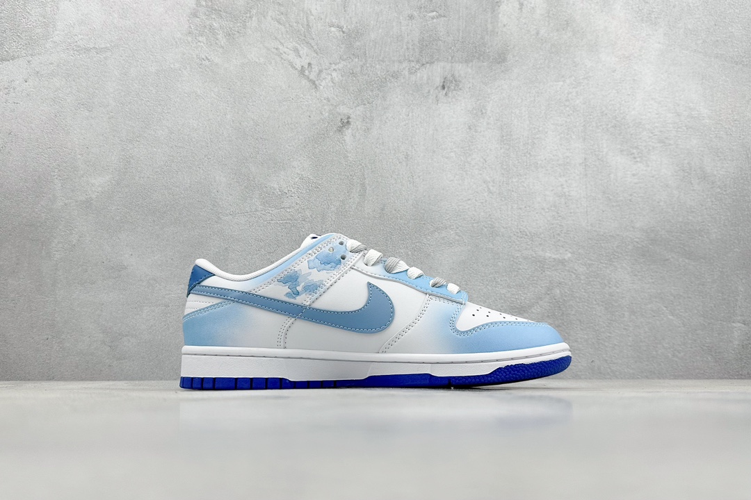 220 NK Dunk Low Retro 解构定制配色 三太子敖丙 青花瓷蓝白 DV0831-104