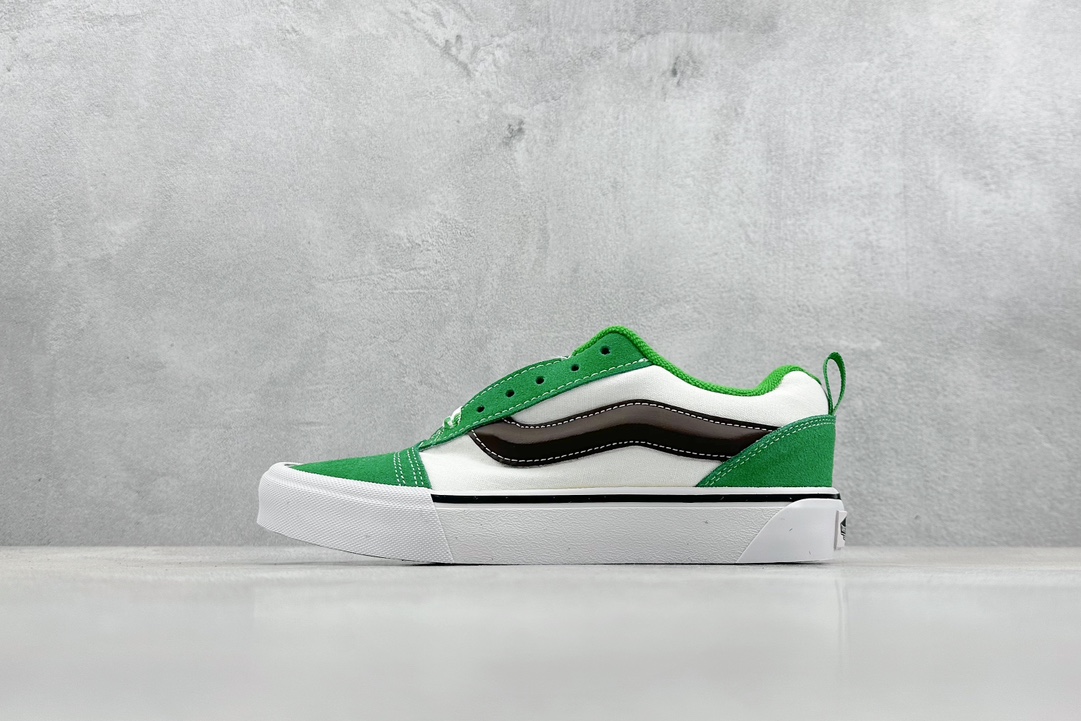 150  Vans Knu Skool 白绿面包鞋 Vans超火的土豆鞋