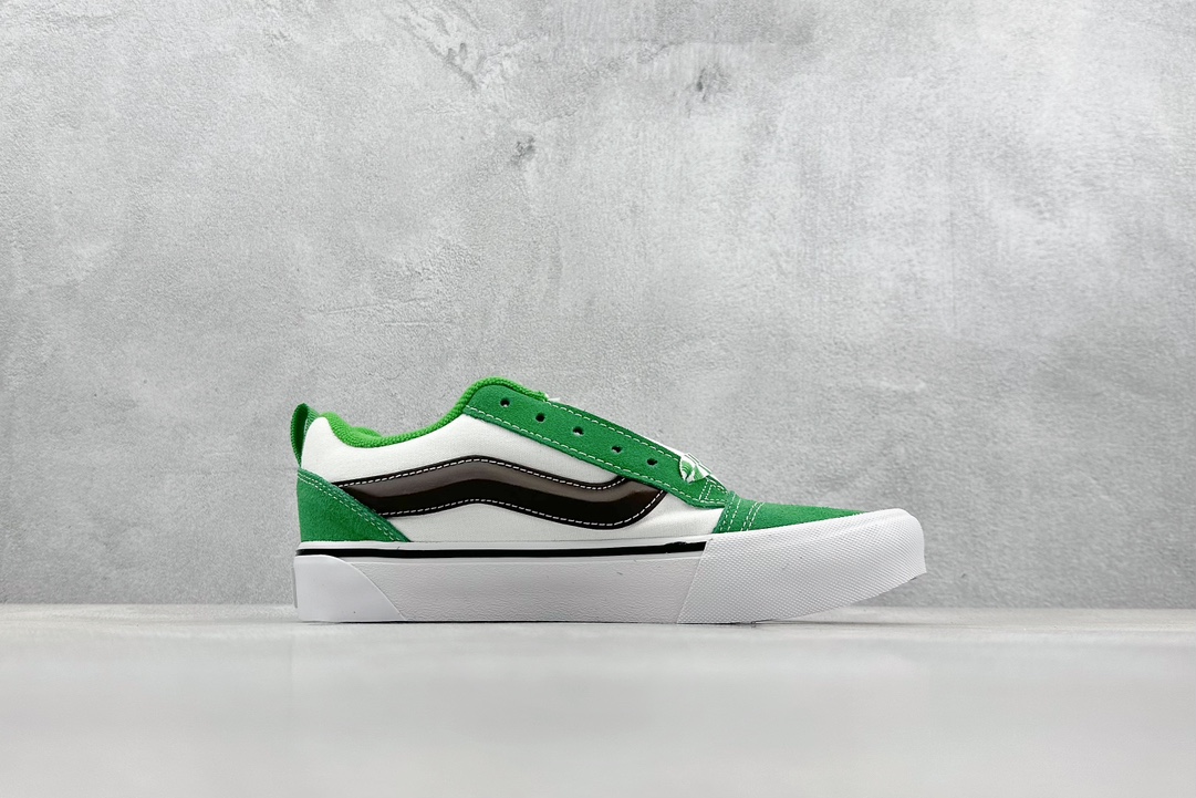 150  Vans Knu Skool 白绿面包鞋 Vans超火的土豆鞋