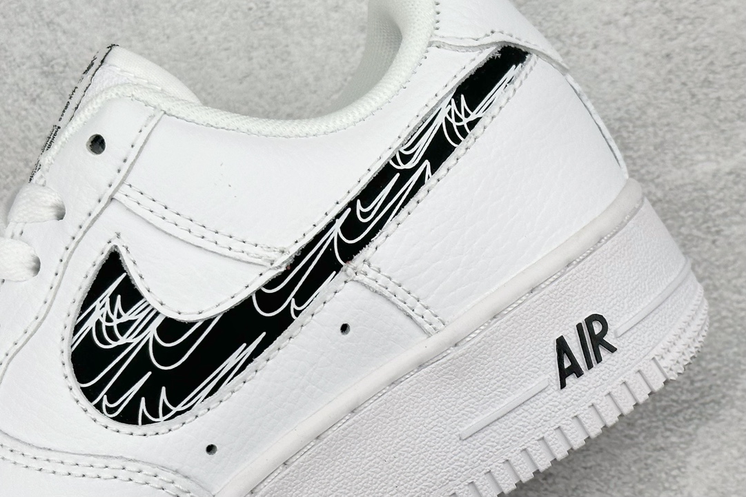 220 Nike Air Force 1 Low 07 白黑勾 FB8971-200