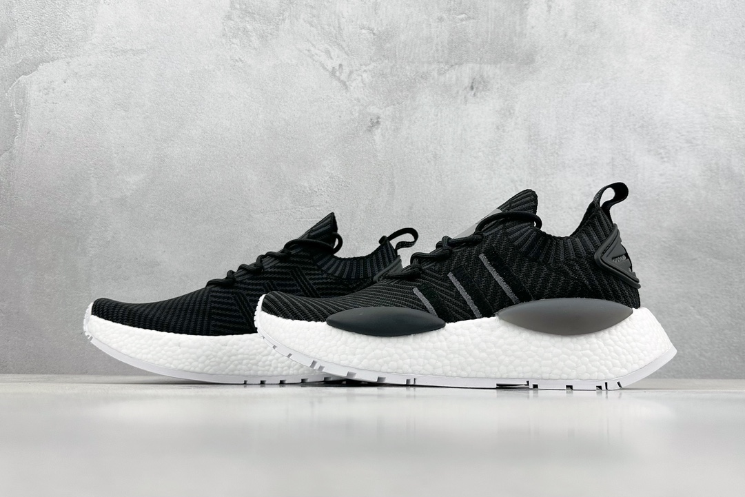 220  Adidas Originals NMD V3 Boost 百搭单品 爆米花缓震跑鞋 IG0480