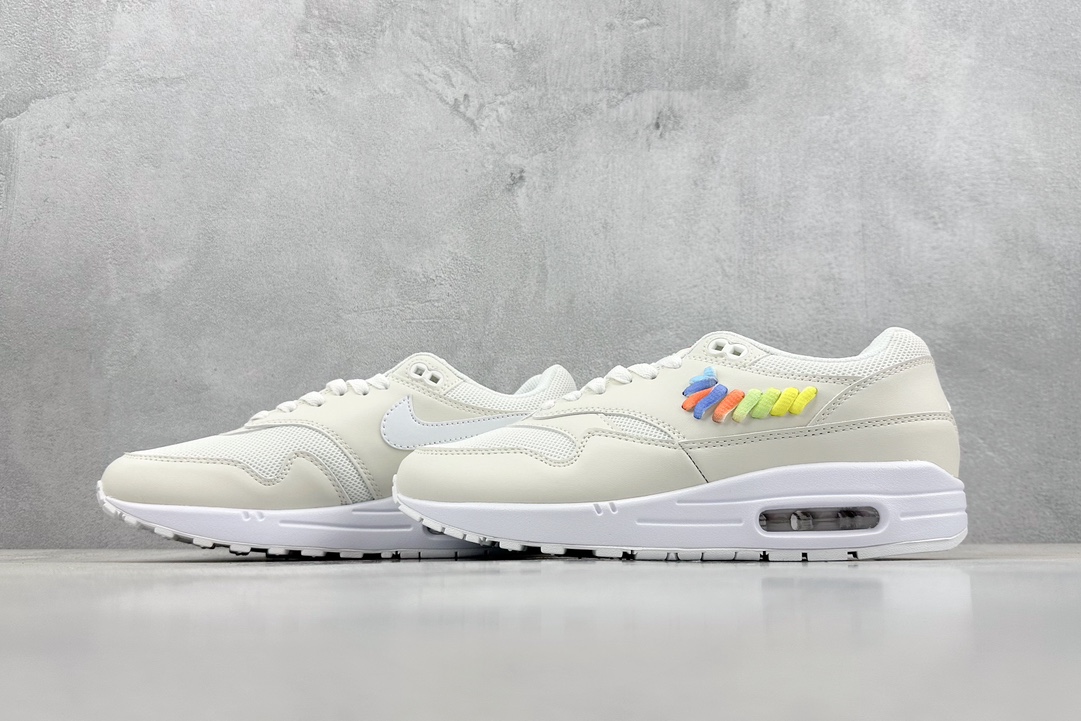 220 Nike Air Max 1 复刻编织彩 纯原版本 复古休闲跑步鞋 FN4782-100