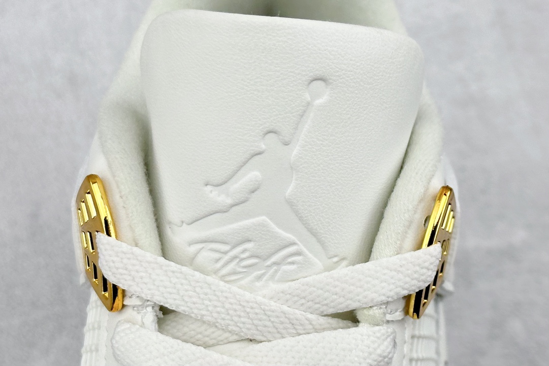 270 Air Jordan 4 Retro ”Metallic Gold” AJ4 乔4米白金 AQ9129-170