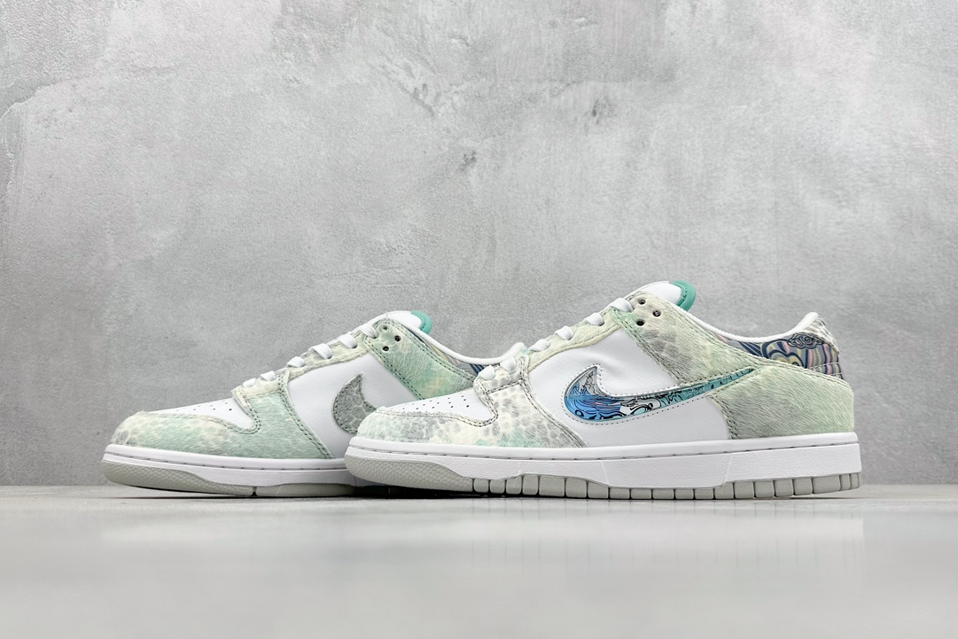 200 D版 NK Dunk Low 蒸汽木偶 CNY龙年限定 龙海龙宫三太子 白青  DV0831-101