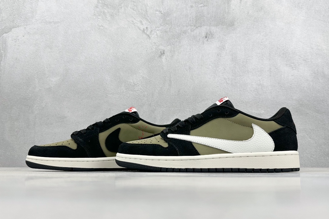 220 Fragment x Travis Scott x Air Jordan 1 Low 三方联名倒钩 DM7866-200