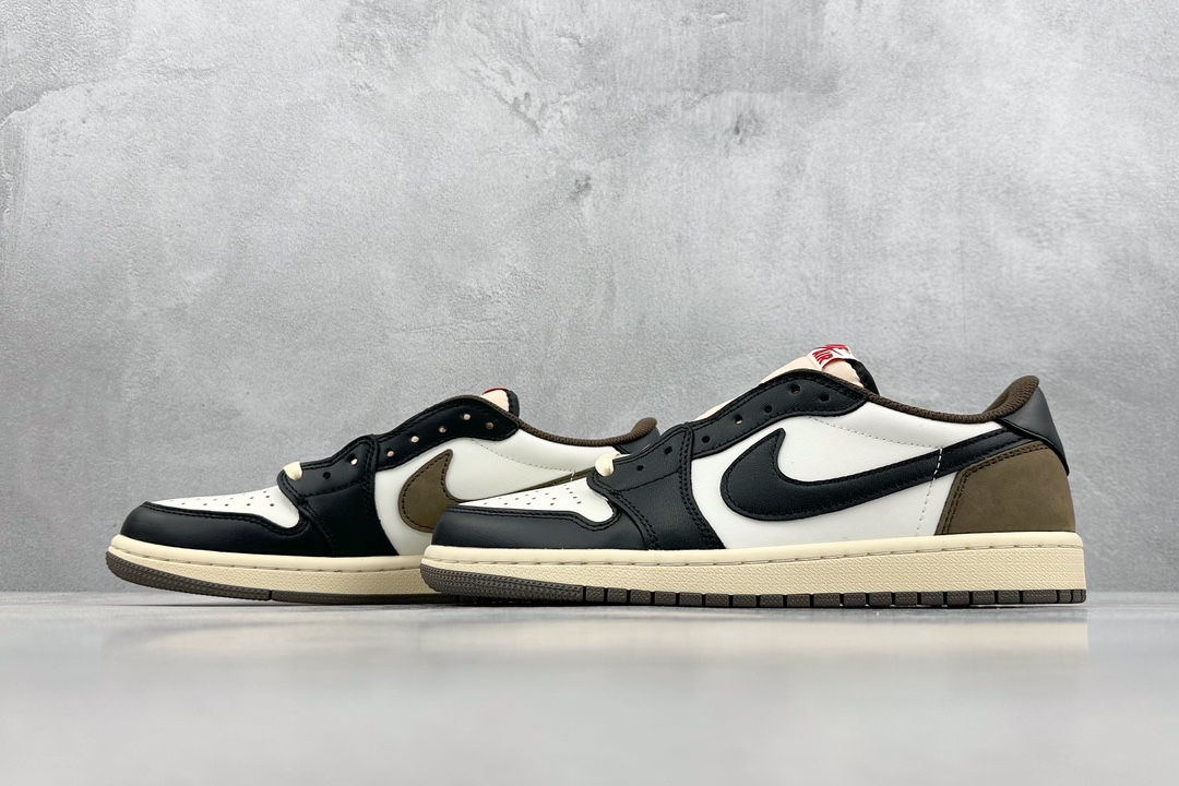 260 F版 Travis Scott x Fragment x Air Jordan 1 Low TS联名倒钩低帮  CQ4277-105