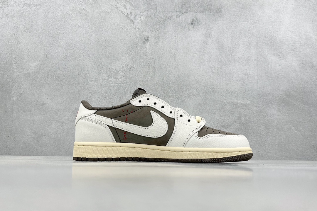 260 F版 Travis Scott x Fragment x Air Jordan 1 Low TS联名倒钩低帮 DM7866-162