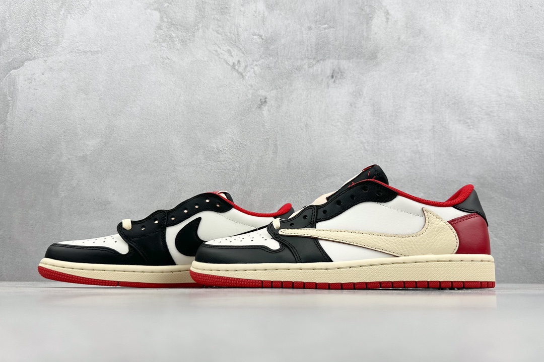 260 F版 Travis Scott x Fragment x Air Jordan 1 Low TS联名倒钩低帮  DM7866-166