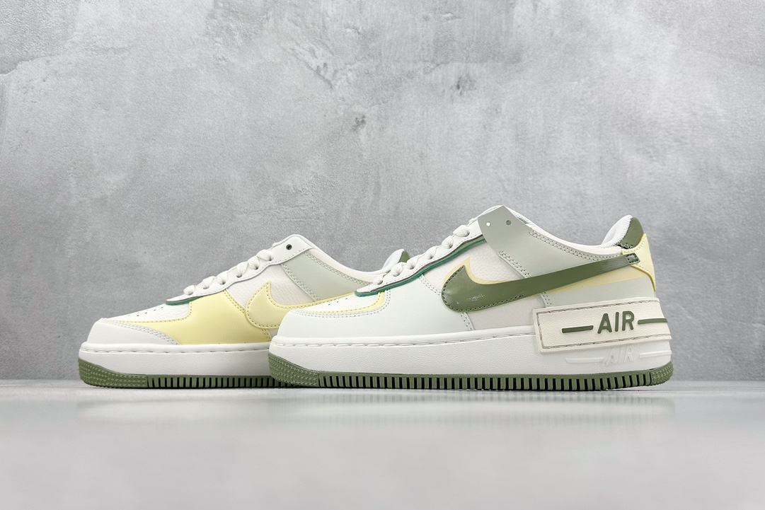 200 Nike Air Force 1 Low 07 Shadow 马卡龙 白绿 FN6335-101